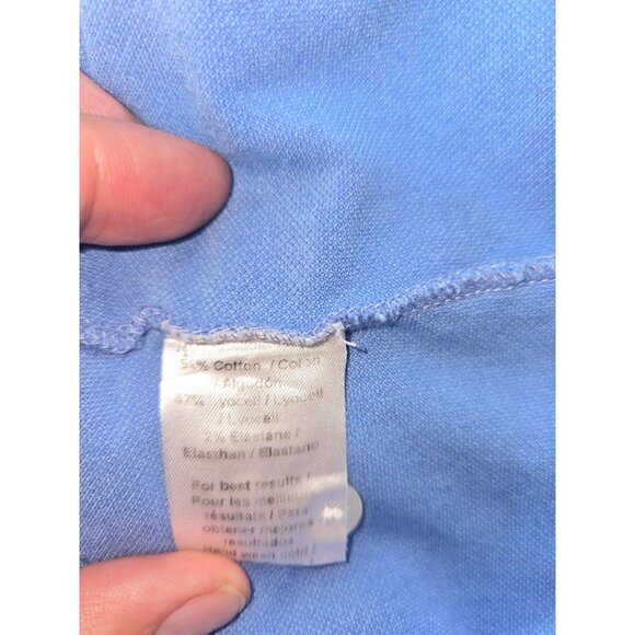 Peter Millar Collection Perfect Pique Polo XXL Blue Cotton Blend - Picture 6 of 7